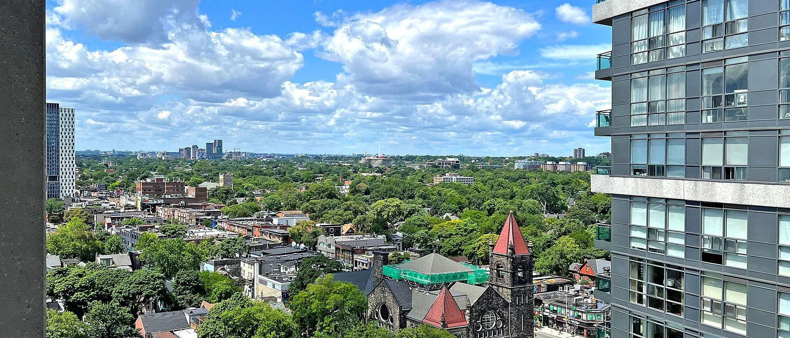 View over midtown Toronto from a CMAI-managed building, where the sensor mesh and on-site staff operate together